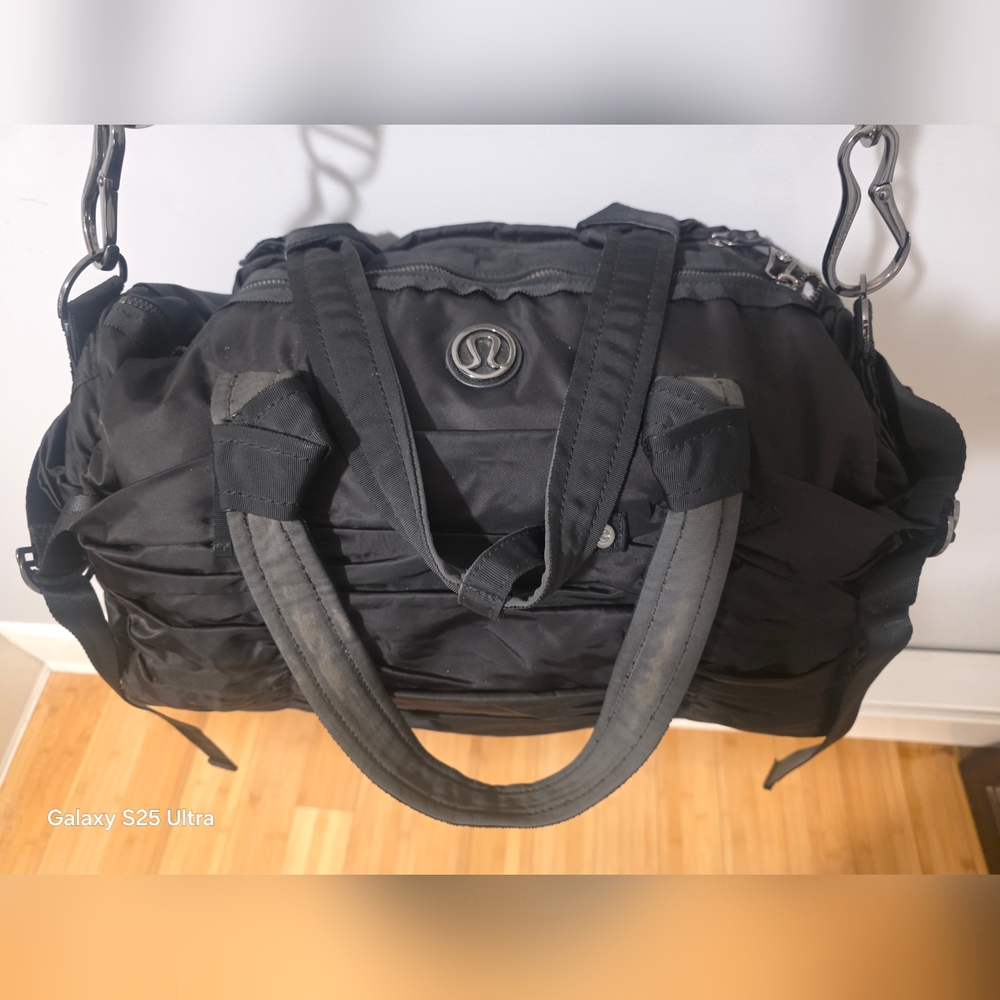 lululemon RARE athletica Black Duffel Bag